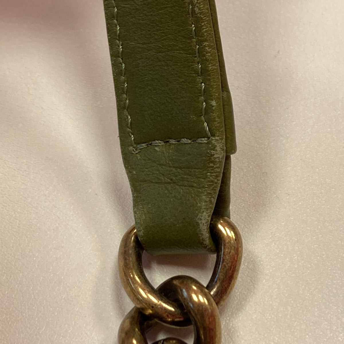 Boy Chanel 2013-2014 Green Velvet Tweed Medium Shoulder Bag