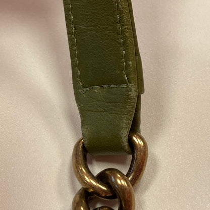 Boy Chanel 2013-2014 Green Velvet Tweed Medium Shoulder Bag
