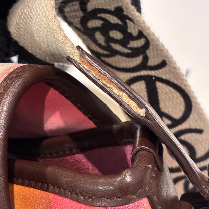 Chanel 2014-2015 Yellow Suede Flap Shoulder Bag