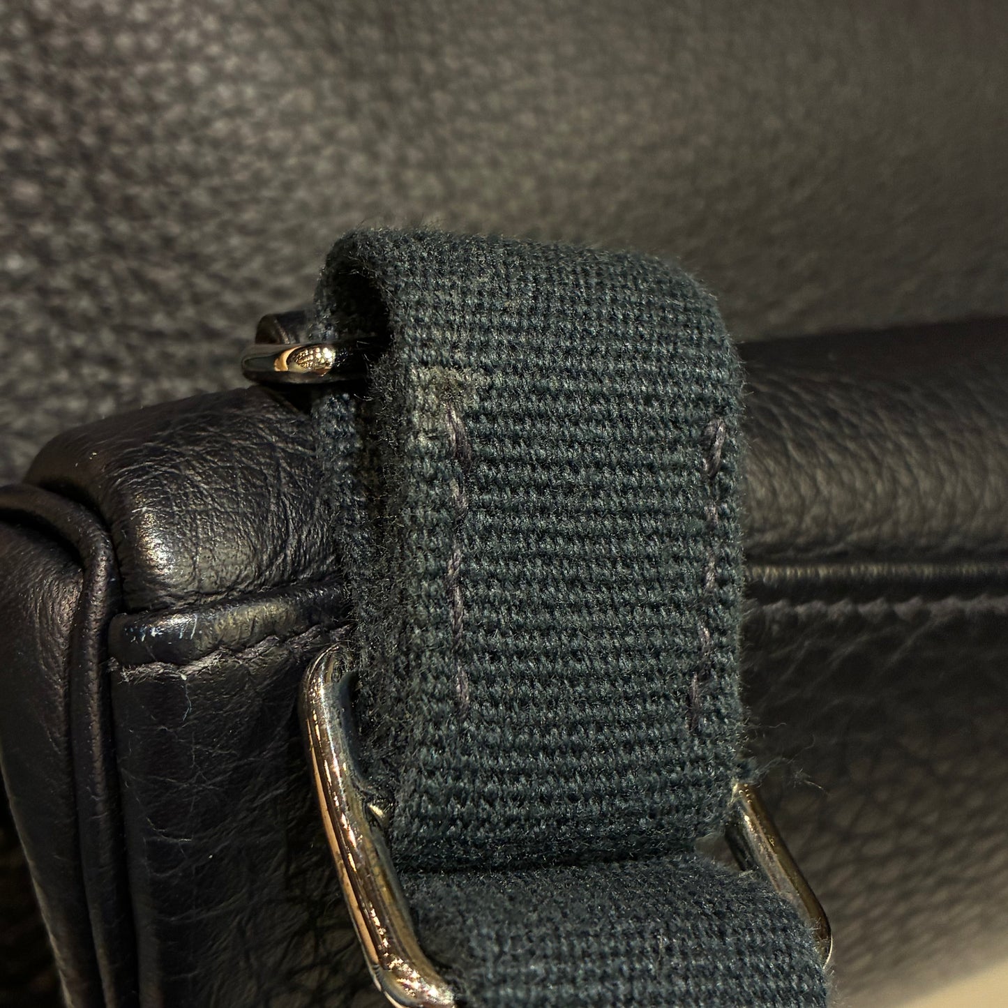 Hermes 2001 Blue Indigo Togo Kelly A Dos GM Backpack