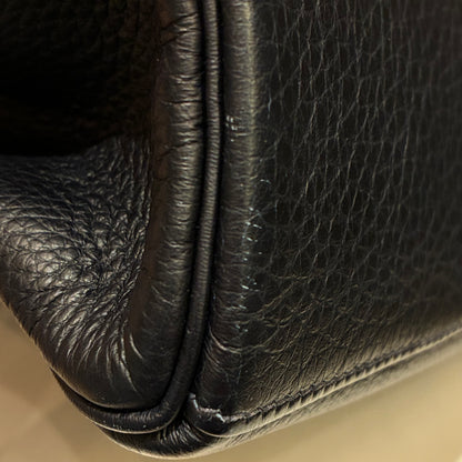 Hermes 2001 Blue Indigo Togo Kelly A Dos GM Backpack