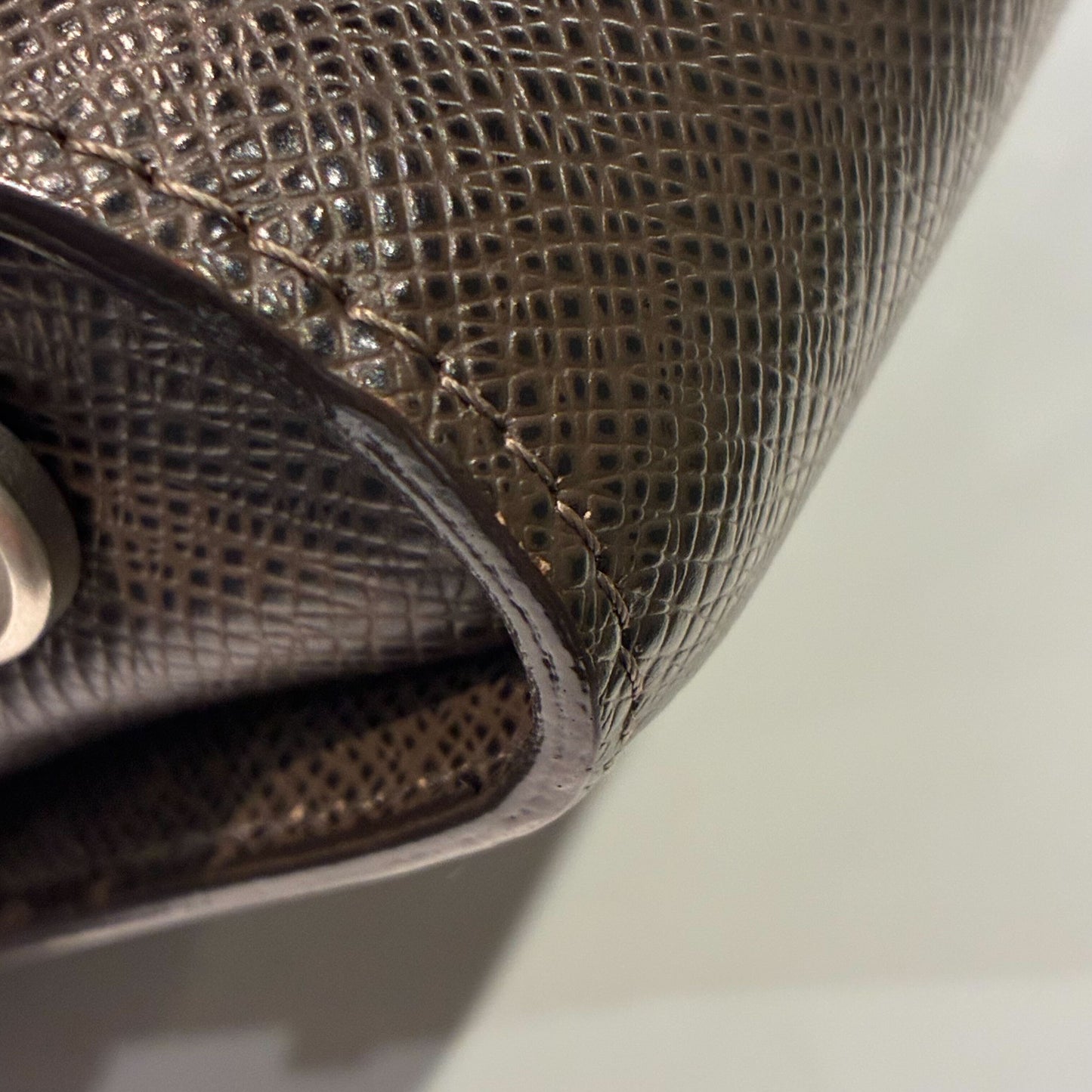 Louis Vuitton 2006 Brown Taiga Baikal Clutch Bag M30188