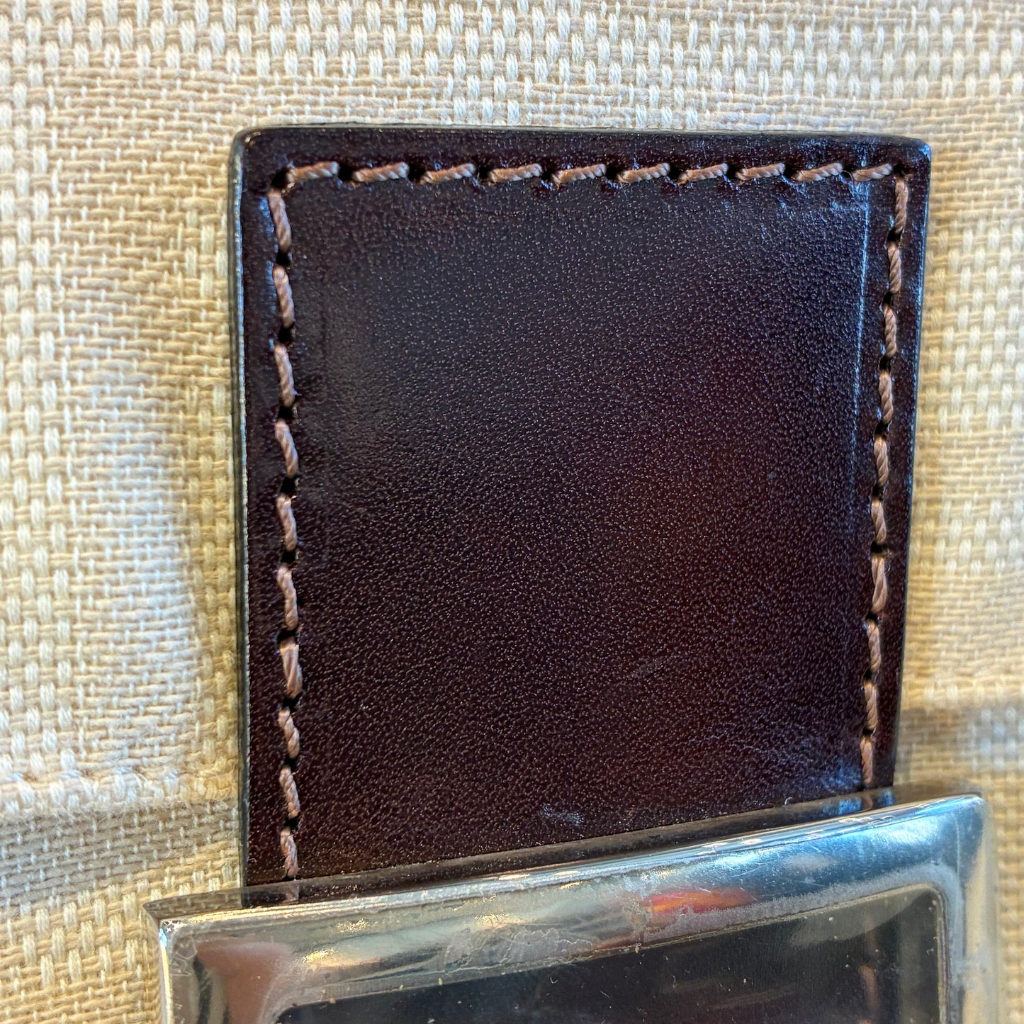 Fendi Ivory Canvas Zucca Mamma Baguette Handbag