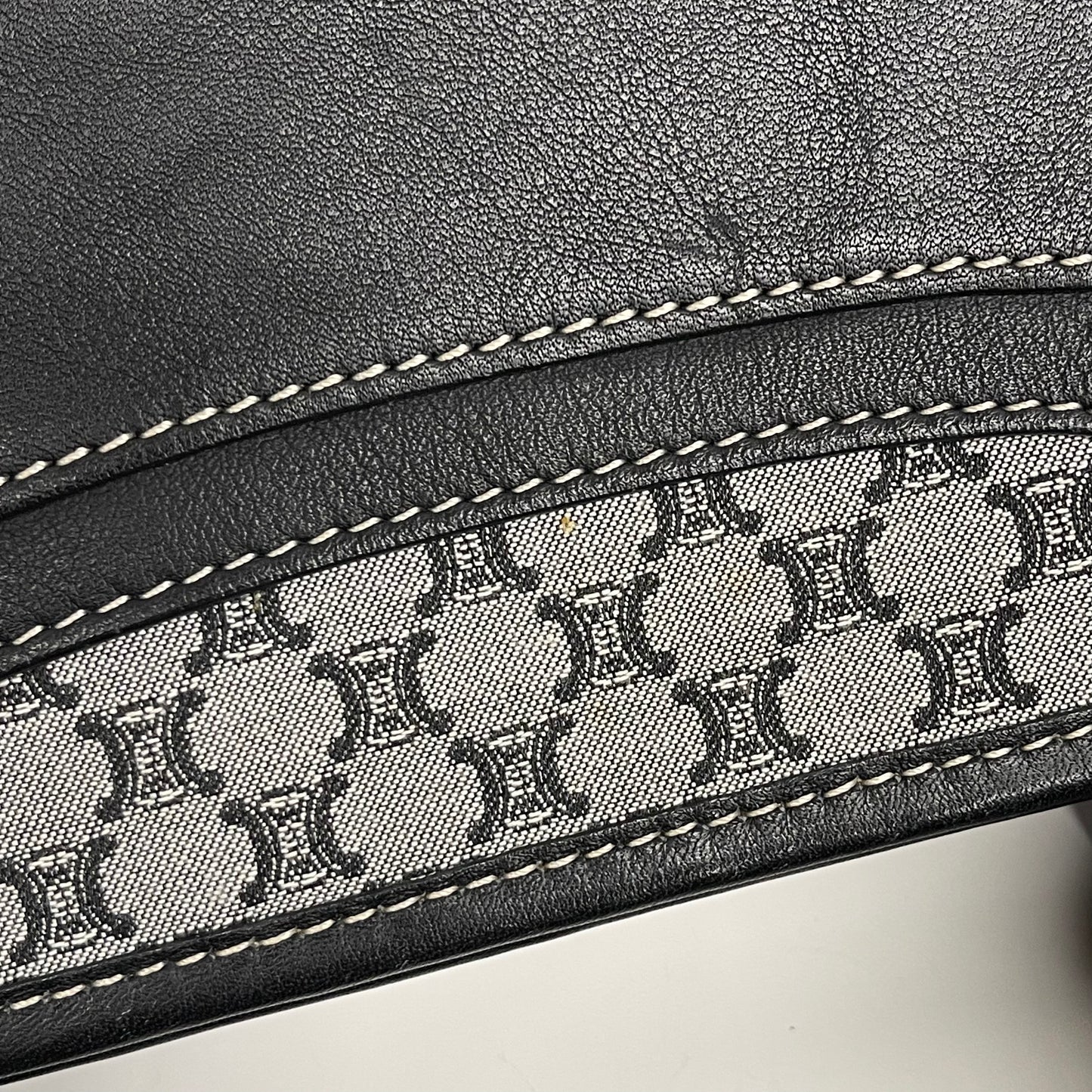 Celine Black Gray Boogie Bag Handbag