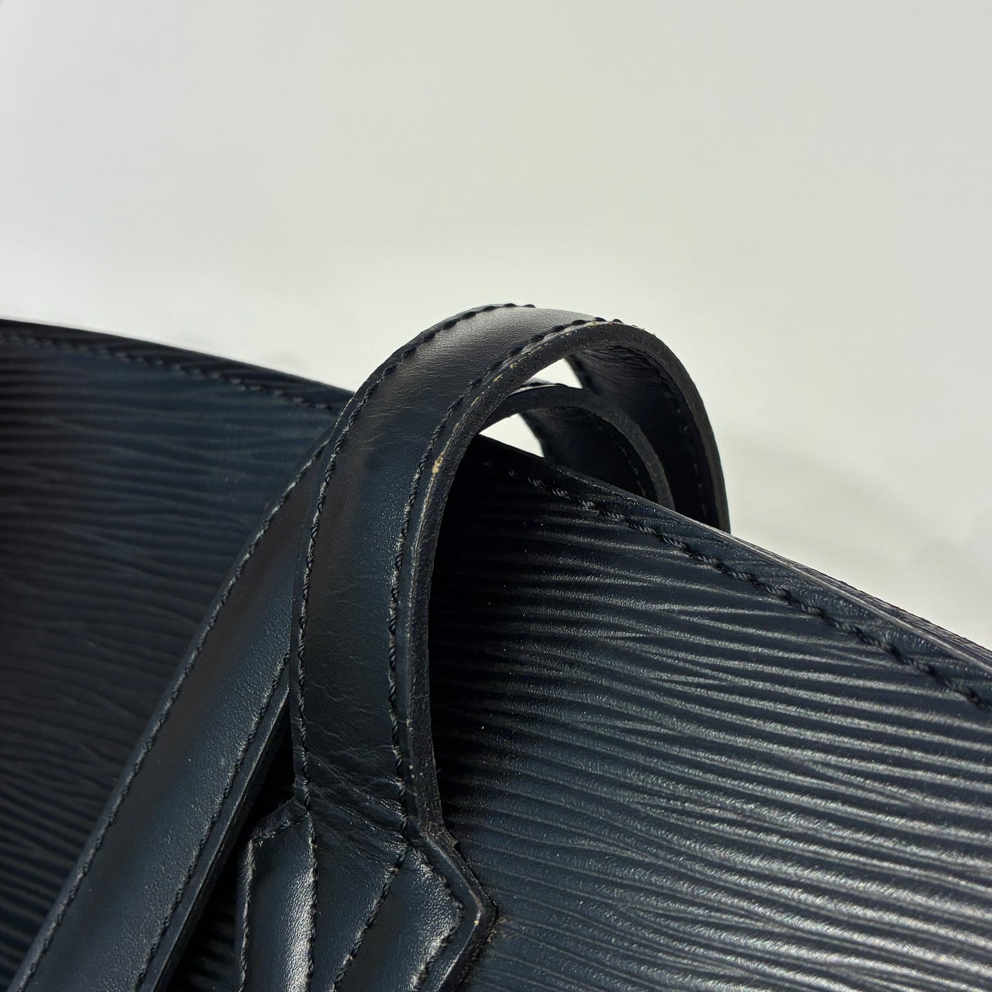 Louis Vuitton Black Epi Saint Jacques Shopping Tote Bag M52262