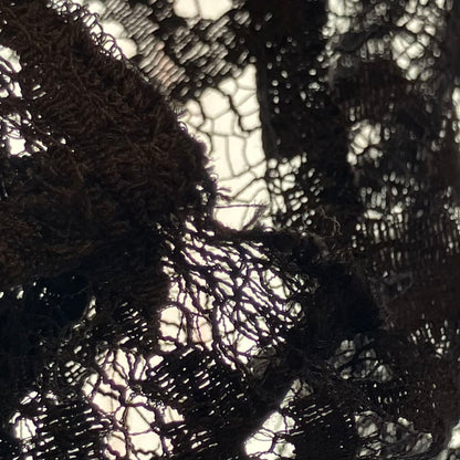 Chanel 1998 Fall logo-lettering lace dress #38