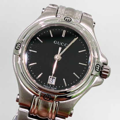 Gucci 9040L Quartz Watch SS