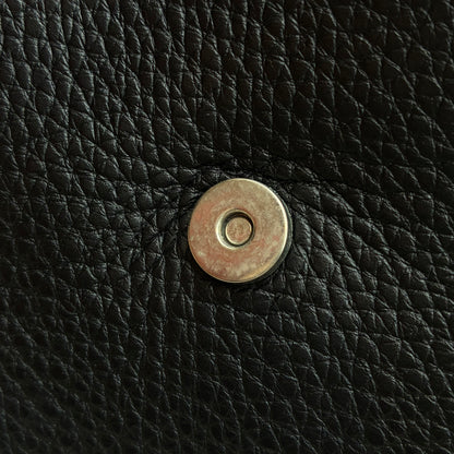 Prada 2003 Calfskin Silver Loop Top Handle Bag