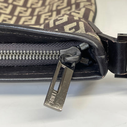 Fendi Brown Zucchino Shoulder Bag