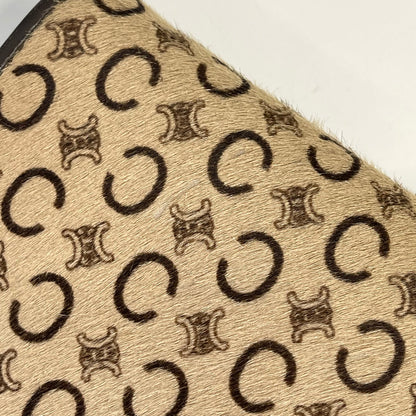 Celine Beige Pony Hair C Macadam Shoulder Bag