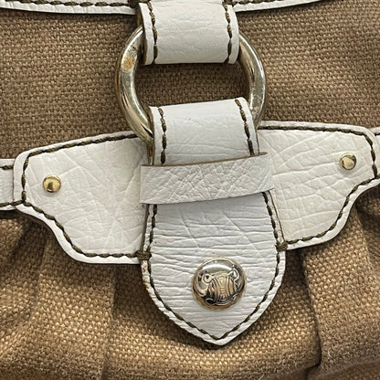 Celine * Brown Canvas Handbag