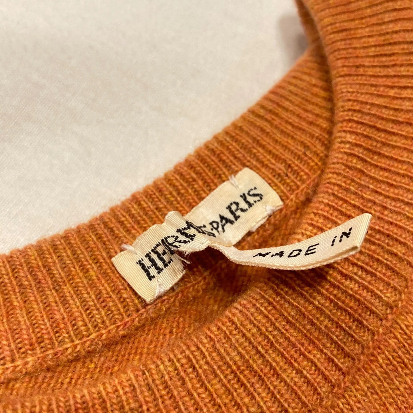 Hermes Ensemble Cardigan Top Orange #MEDIUM