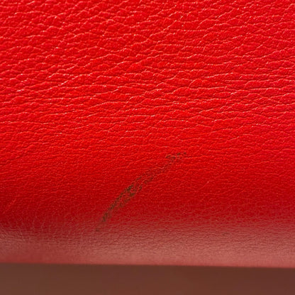 Hermes Rouge Vif Gulliver Kelly 32 Retourne 2way Shoulder Handbag