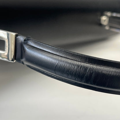 Salvatore Ferragamo Black Leather Handbag