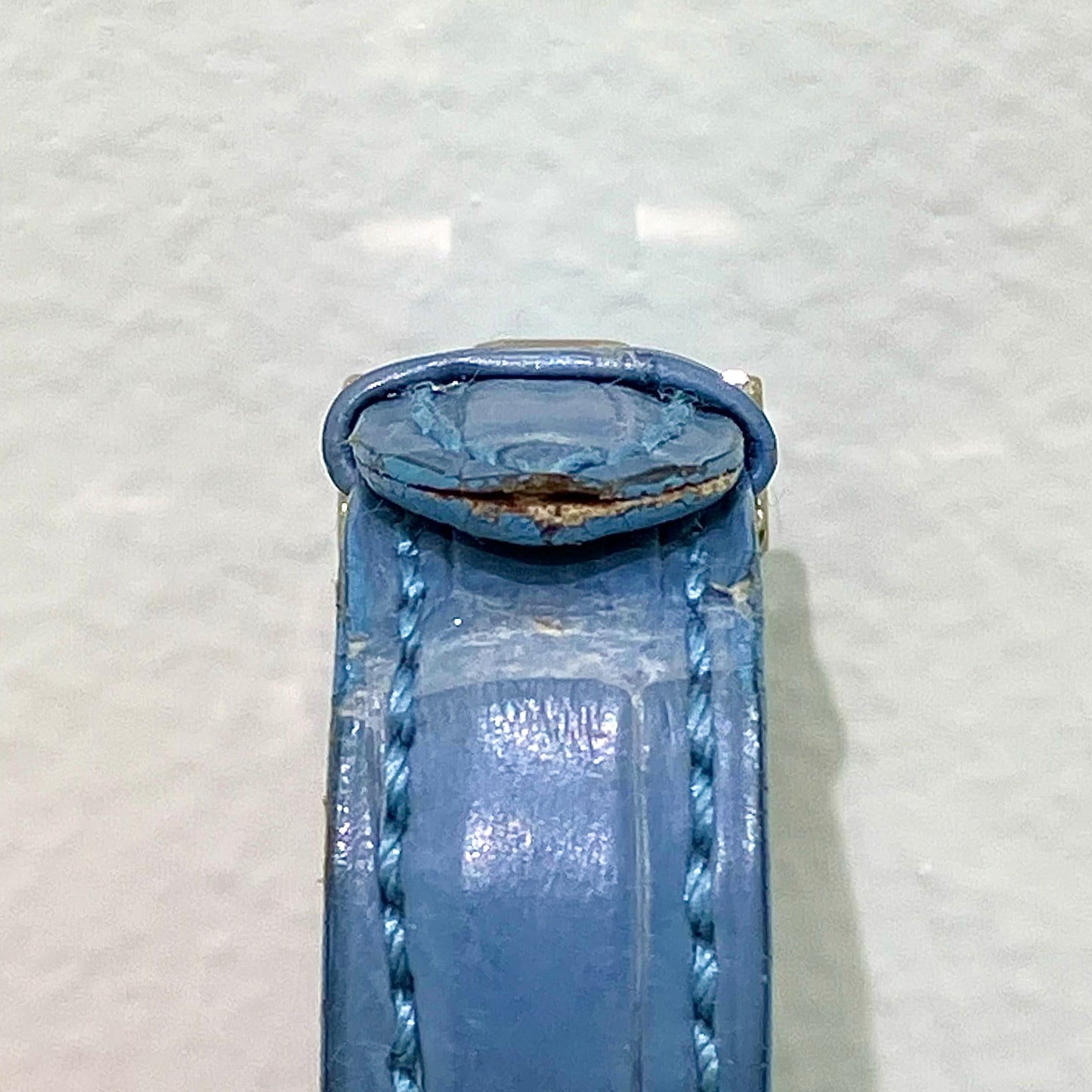 Harry Winston * Ref.330LQWLM Avenue C Mini Quartz Watch 18KWG Crocodile