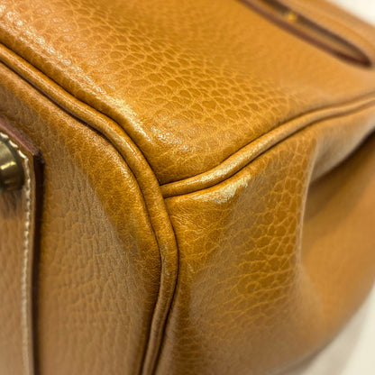 Hermes Natural Ardennes Birkin 35 Handbag