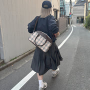 Burberry Check 2way Duffle Shoulder Handbag