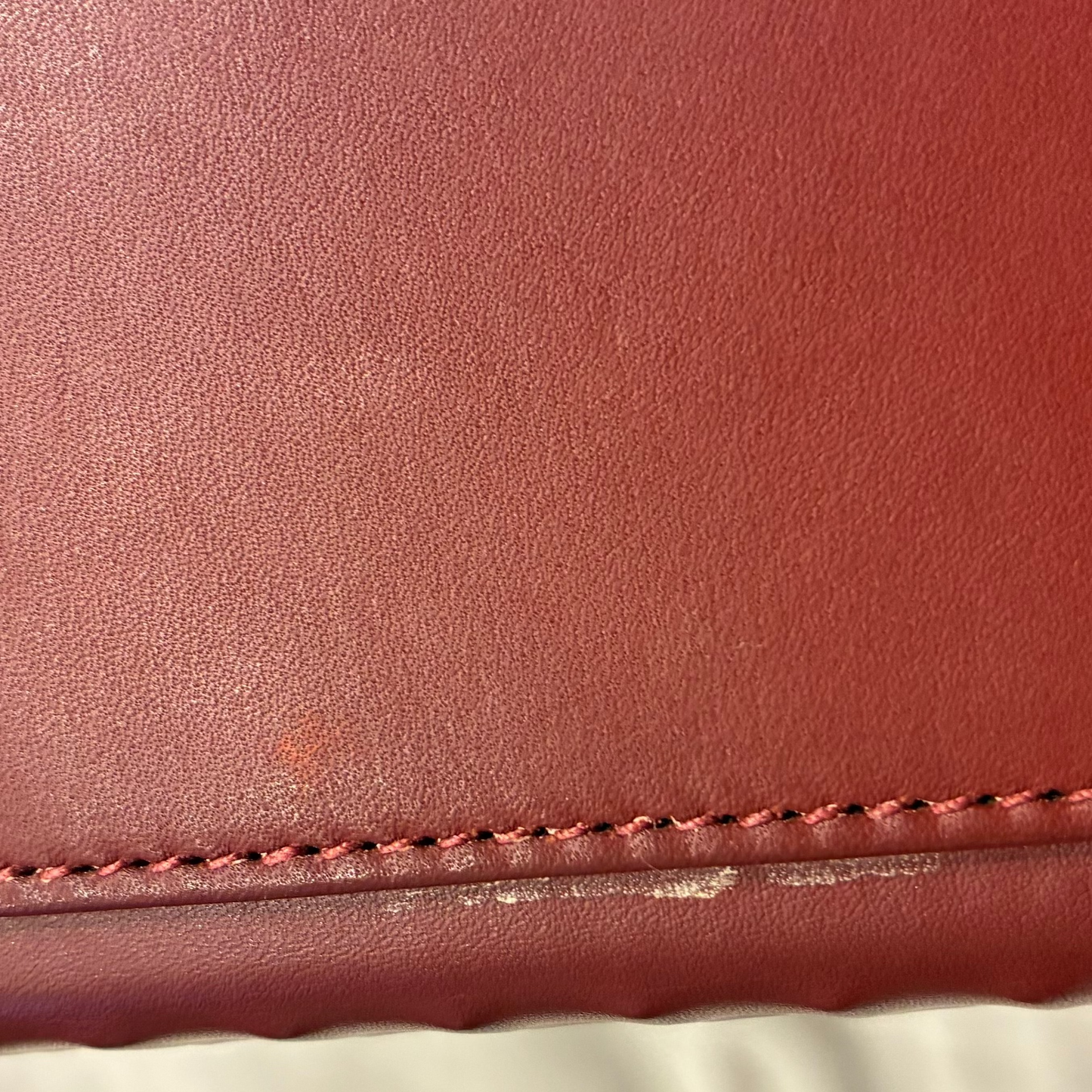 Hermes 2003 Rouge H Ever Deutch Waffle Kelly 32 Sellier 2way Shoulder Handbag