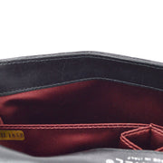 Chanel * Black Patent Leather Icon Single Flap Shoulder Bag