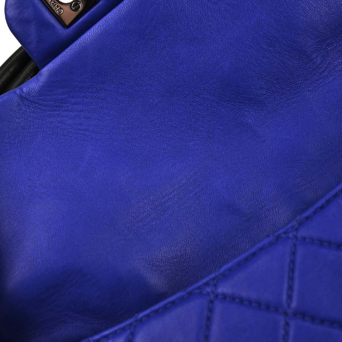 Chanel Blue Lambskin Hula Hoop Small Handbag