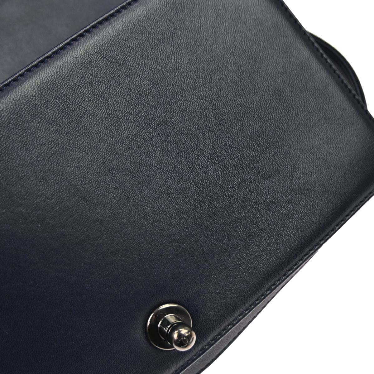 Boy Chanel Navy Black Lambskin Medium Shoulder Bag