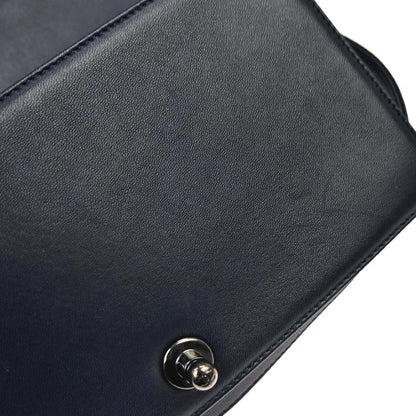 Boy Chanel Navy Black Lambskin Medium Shoulder Bag