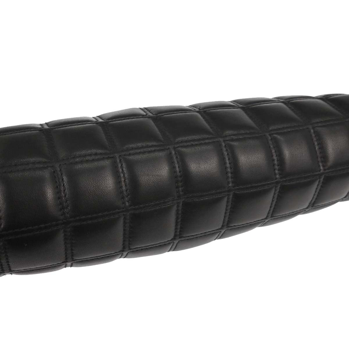 Chanel Black Lambskin Choco Bar Clutch Bag