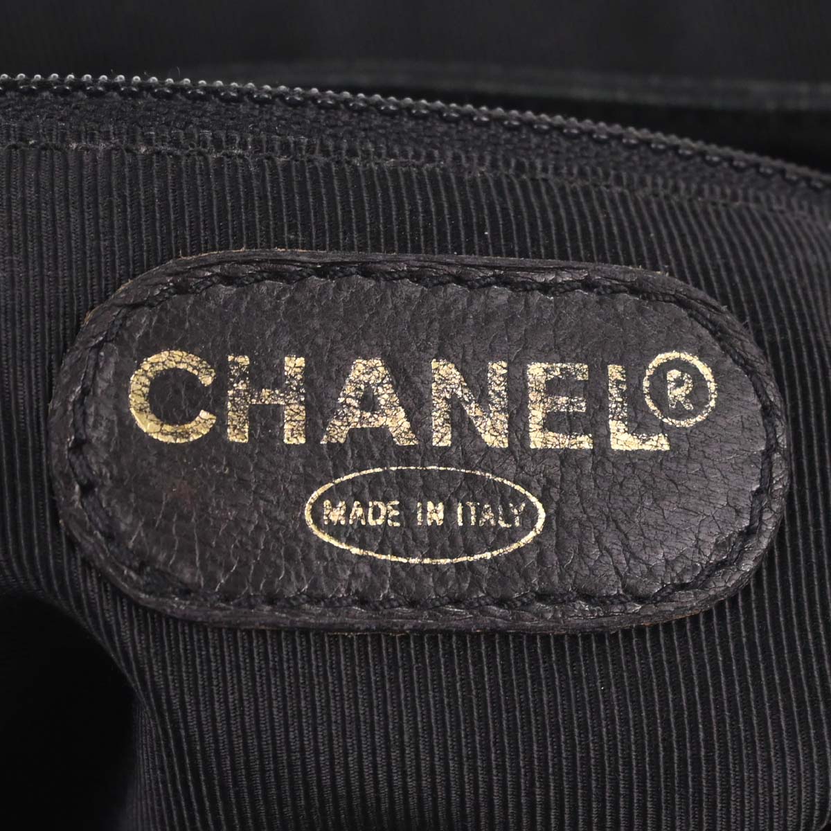 Chanel 1996-1997 Black Caviar Skin Triple CC Backpack