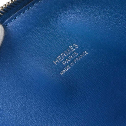 Hermes Blue Hydra Taurillon Clemence Bolide 31 2way Shoulder Handbag