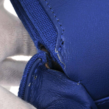 Chanel 2012-2013 Blue Cotton 2.55 Classic Flap Shoulder Bag