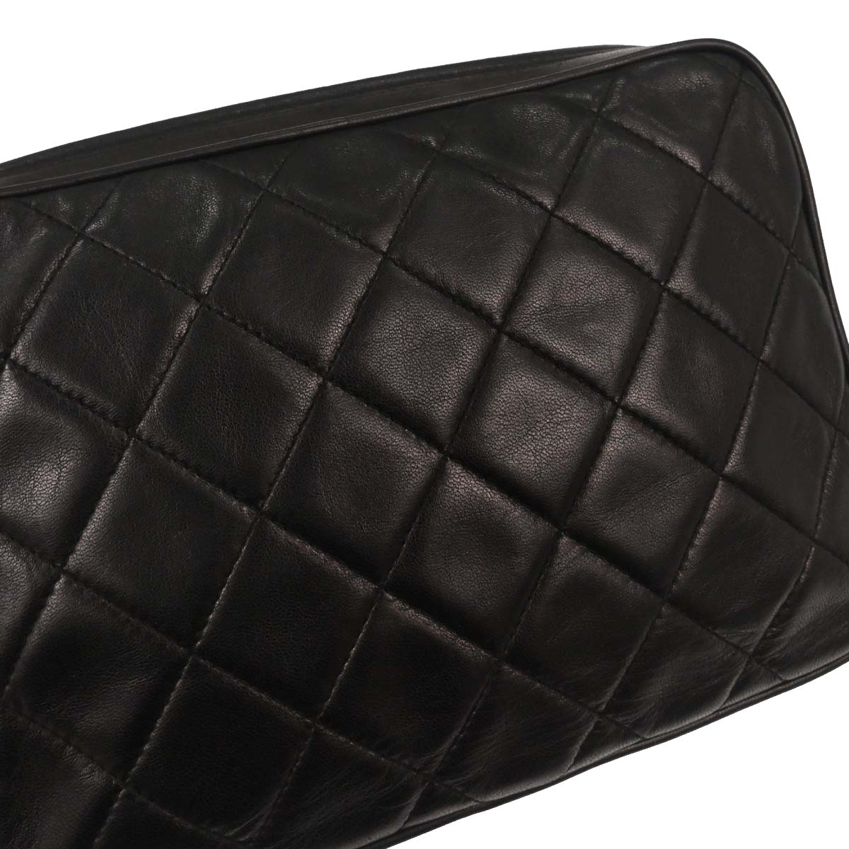 Chanel 1994-1996 Black Lambskin Camera Bag Small