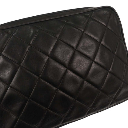 Chanel 1994-1996 Black Lambskin Camera Bag Small