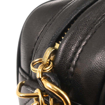 Chanel 1994-1996 Black Lambskin Camera Bag Small