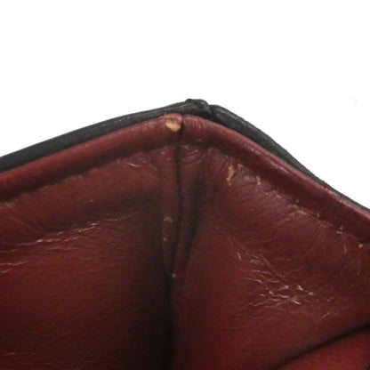 Chanel 1989-1991 Black Lambskin Straight Flap Shoulder Bag
