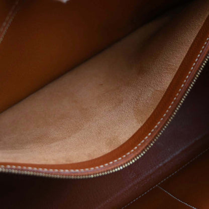 Hermes Brique Chevre Coromandel Kelly 32 Retourne 2way Shoulder Handbag