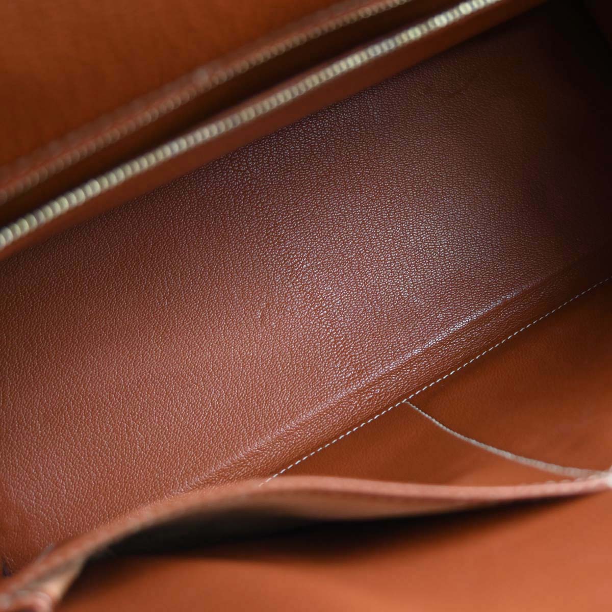 Hermes Brique Chevre Coromandel Kelly 32 Retourne 2way Shoulder Handbag