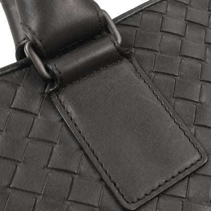 Bottega Veneta Gray Intrecciato Briefcase Handbag