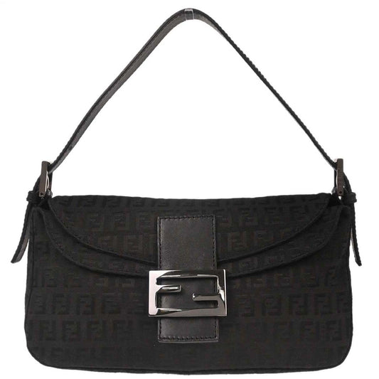 Fendi Black Zucchino Handbag