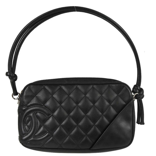 Chanel Black Calfskin Cambon Ligne Handbag