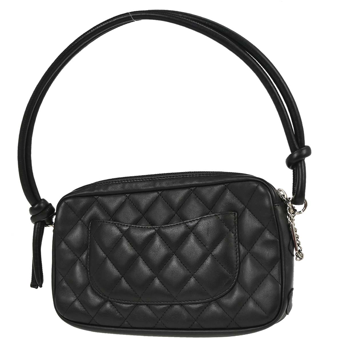 Chanel Black Calfskin Cambon Ligne Handbag
