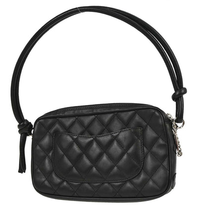 Chanel Black Calfskin Cambon Ligne Handbag