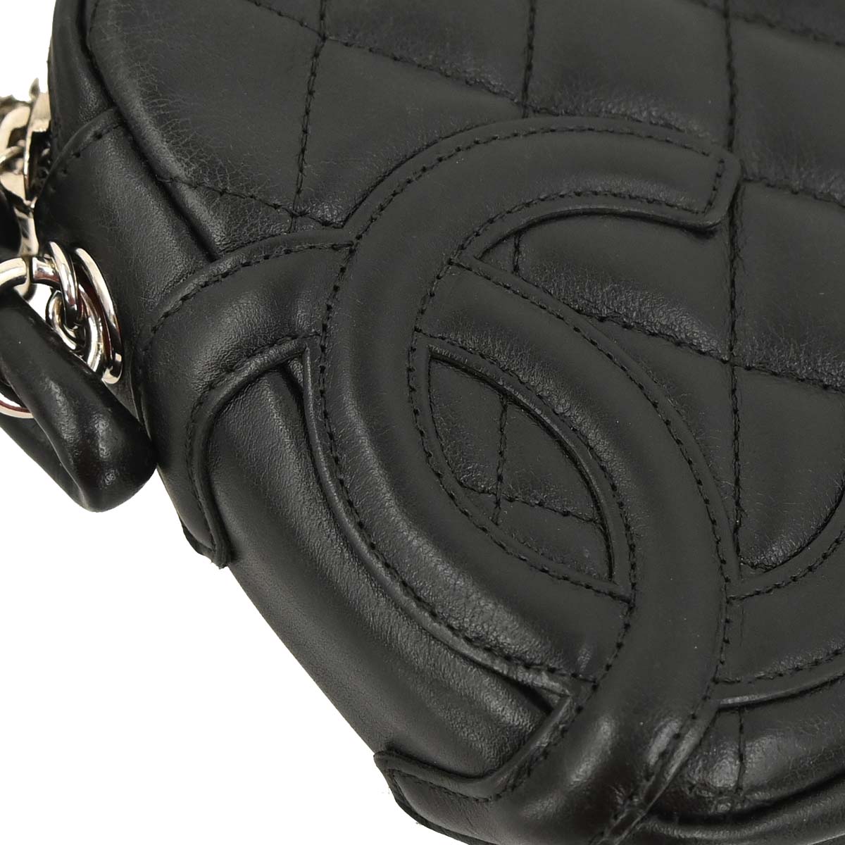 Chanel Black Calfskin Cambon Ligne Handbag