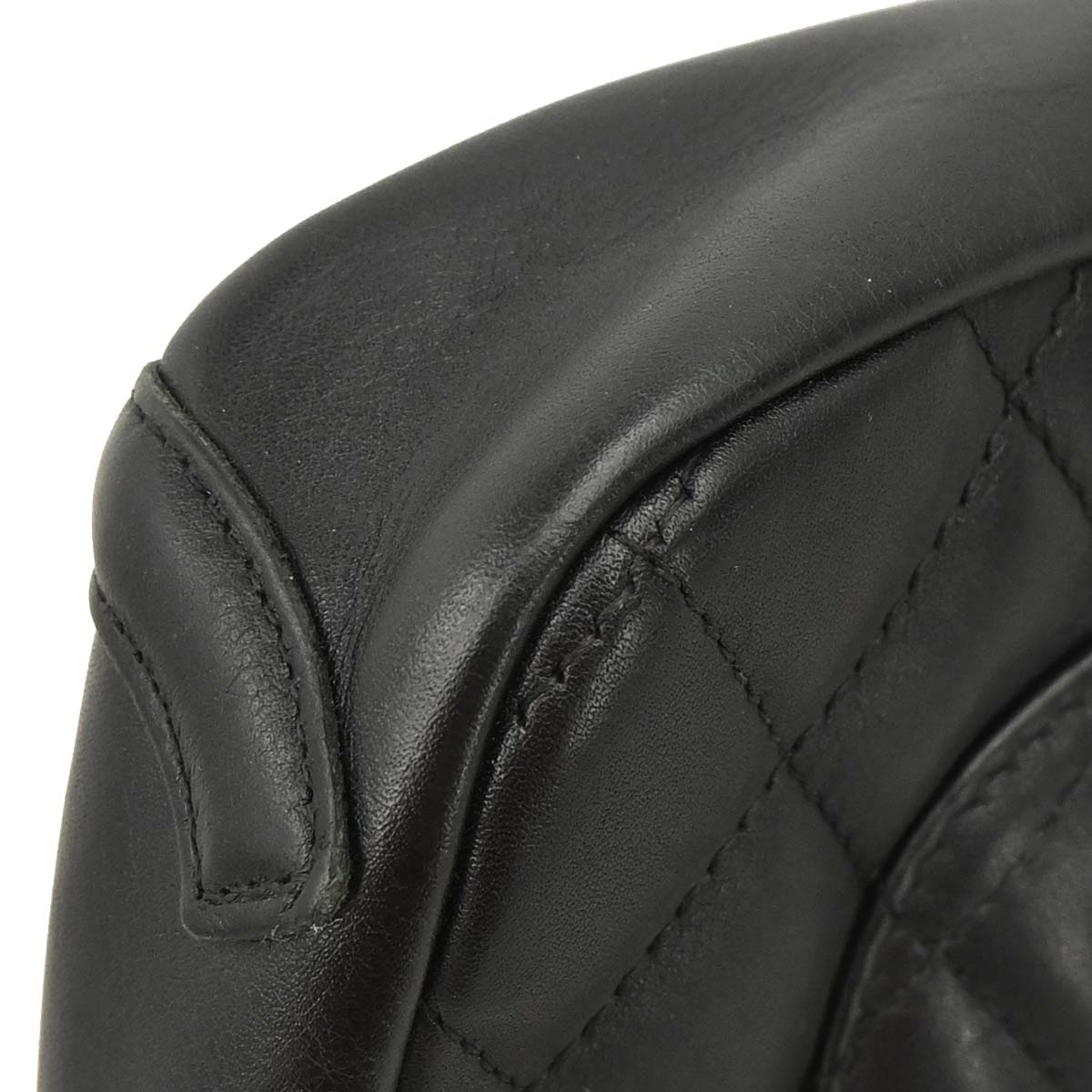Chanel Black Calfskin Cambon Ligne Handbag