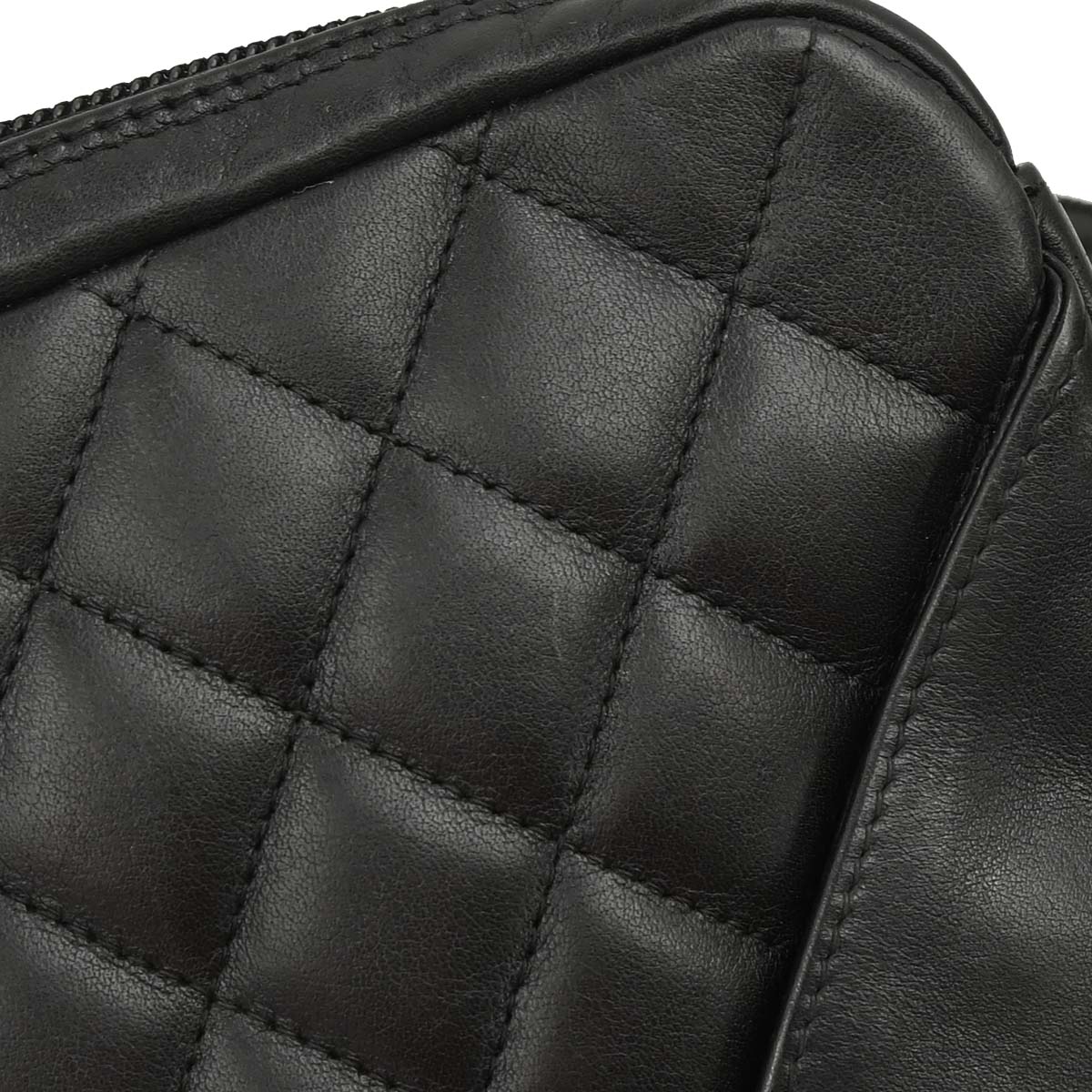 Chanel Black Calfskin Cambon Ligne Handbag