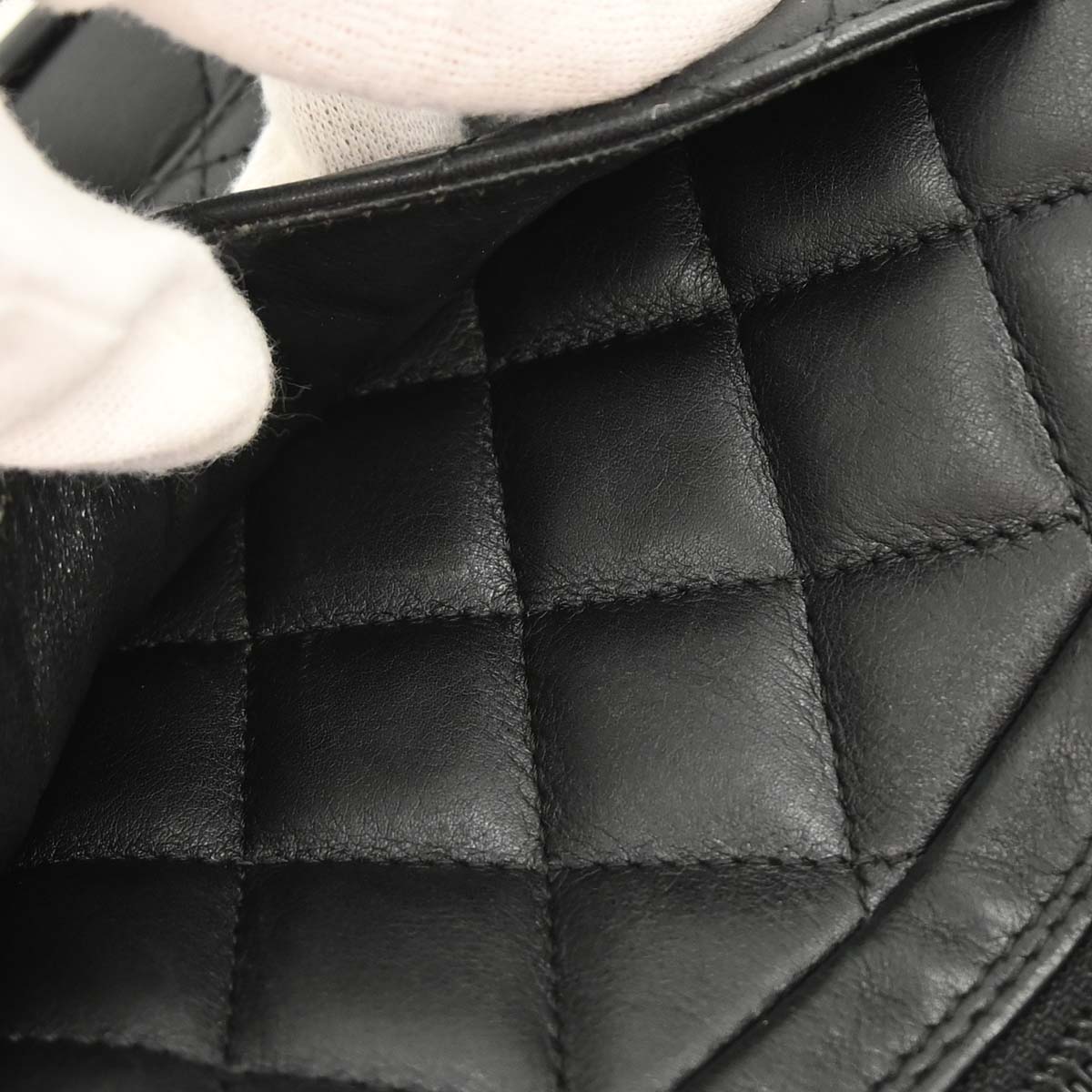 Chanel Black Calfskin Cambon Ligne Handbag