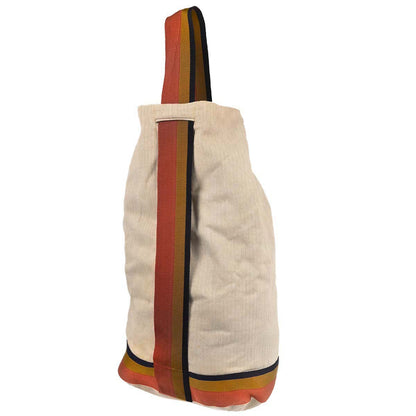 Hermes Natural Toile Chevrons Cavalier Shoulder Bag