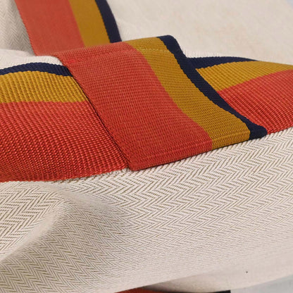 Hermes Natural Toile Chevrons Cavalier Shoulder Bag