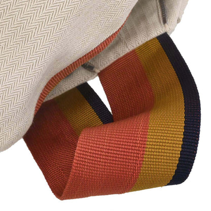 Hermes Natural Toile Chevrons Cavalier Shoulder Bag