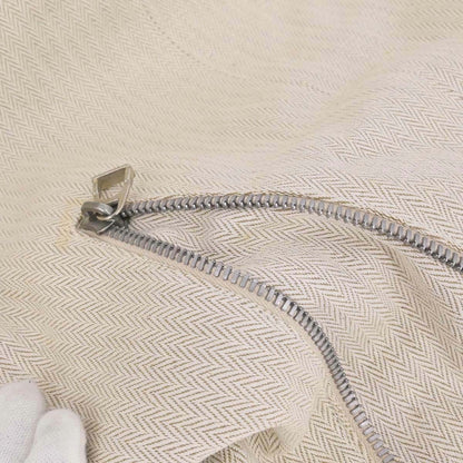 Hermes Natural Toile Chevrons Cavalier Shoulder Bag