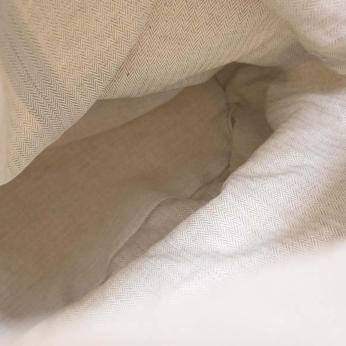 Hermes Natural Toile Chevrons Cavalier Shoulder Bag